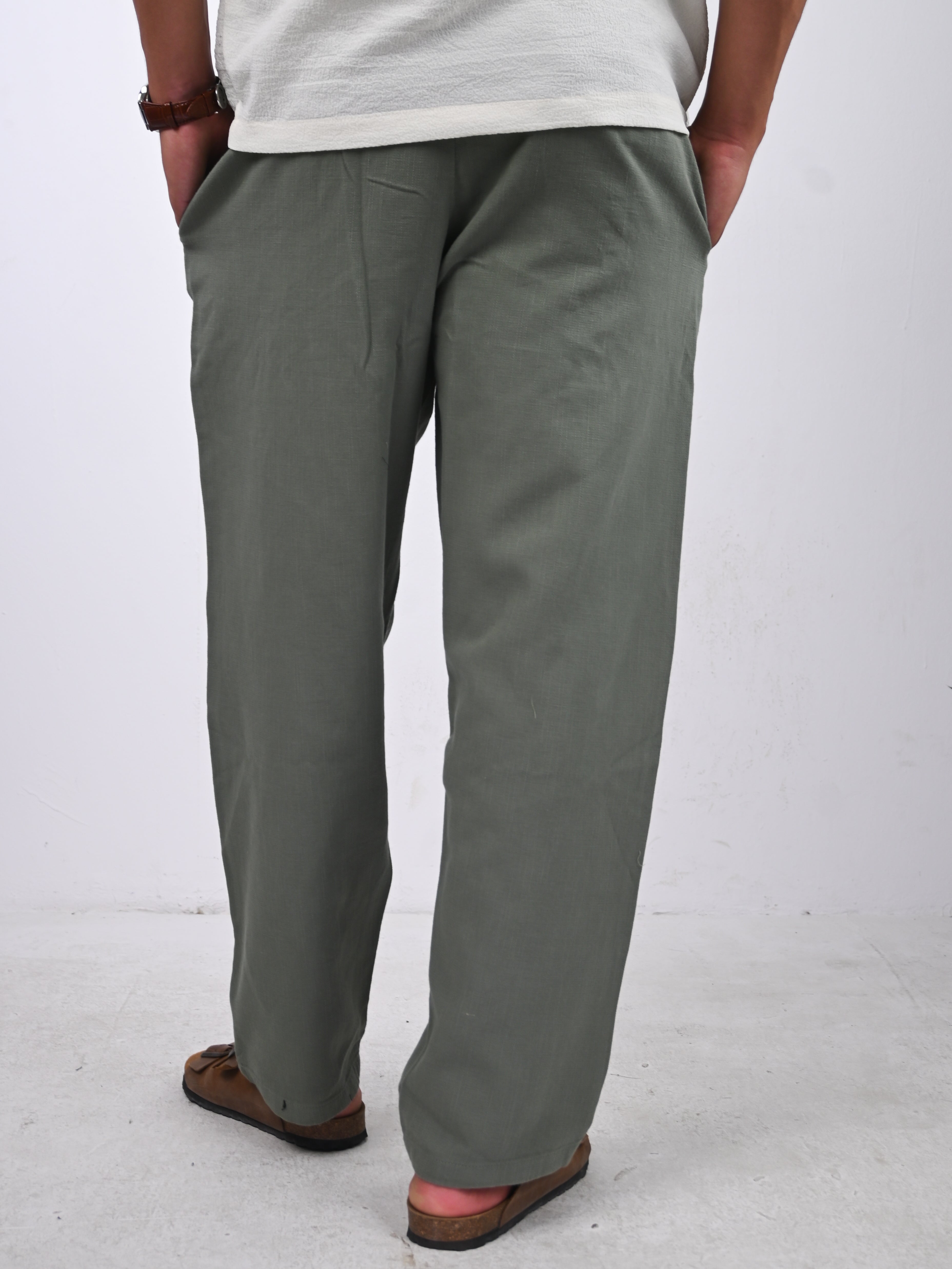 LINEN RELAXED PANTS